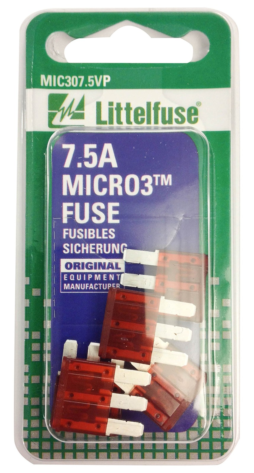 Littelfuse MIC307.5VP Micro3 7.5a Fuse
