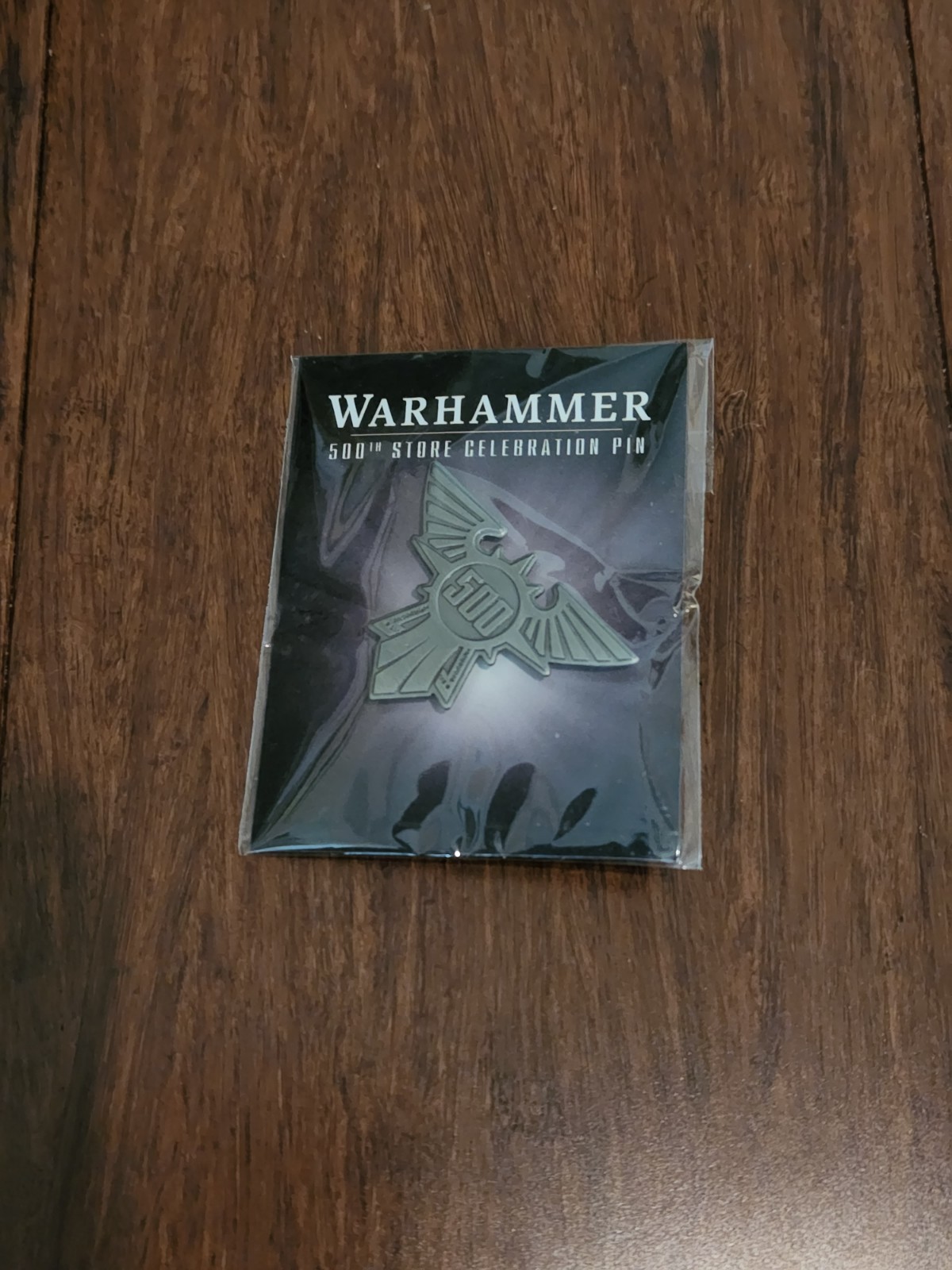 Warhammer 500th Store Pin Badge - Lapel Games Workshop New