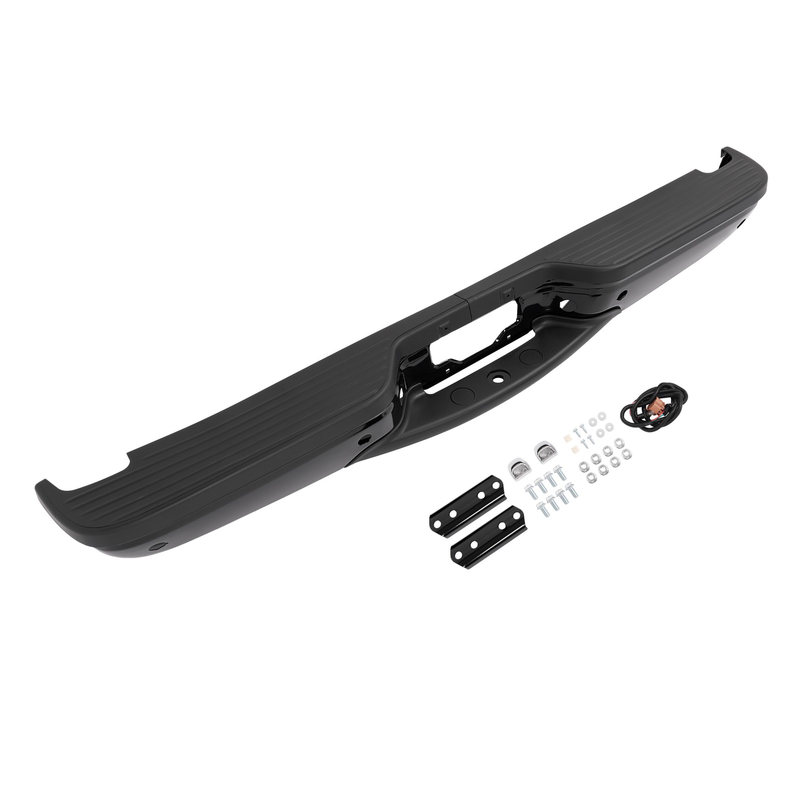 Rear Step Bumper For Ford Excursion 2000-2005 w/Rear Object Sensor Holes