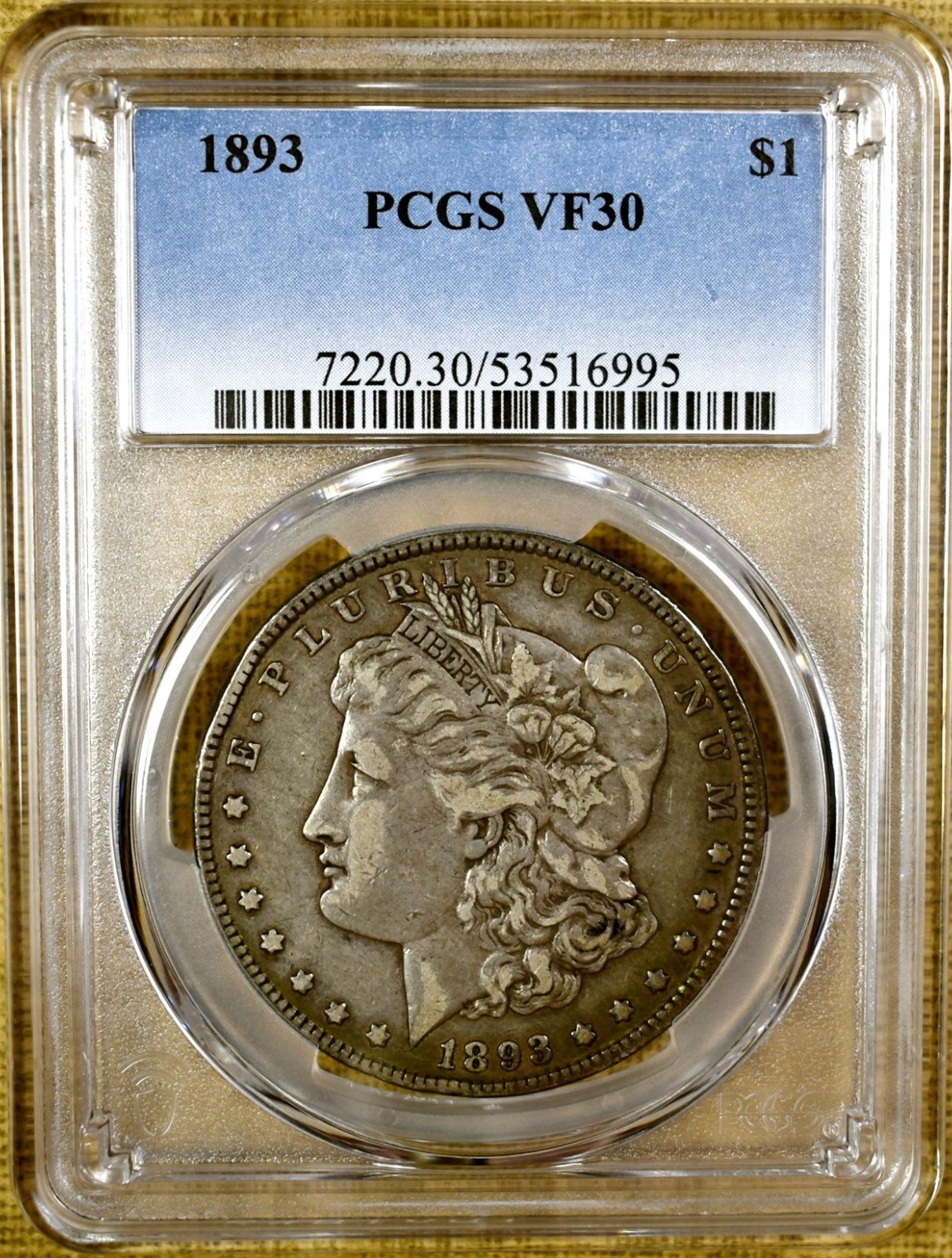 1893 PCGS VF30 Morgan Dollar - CHEAP !!!