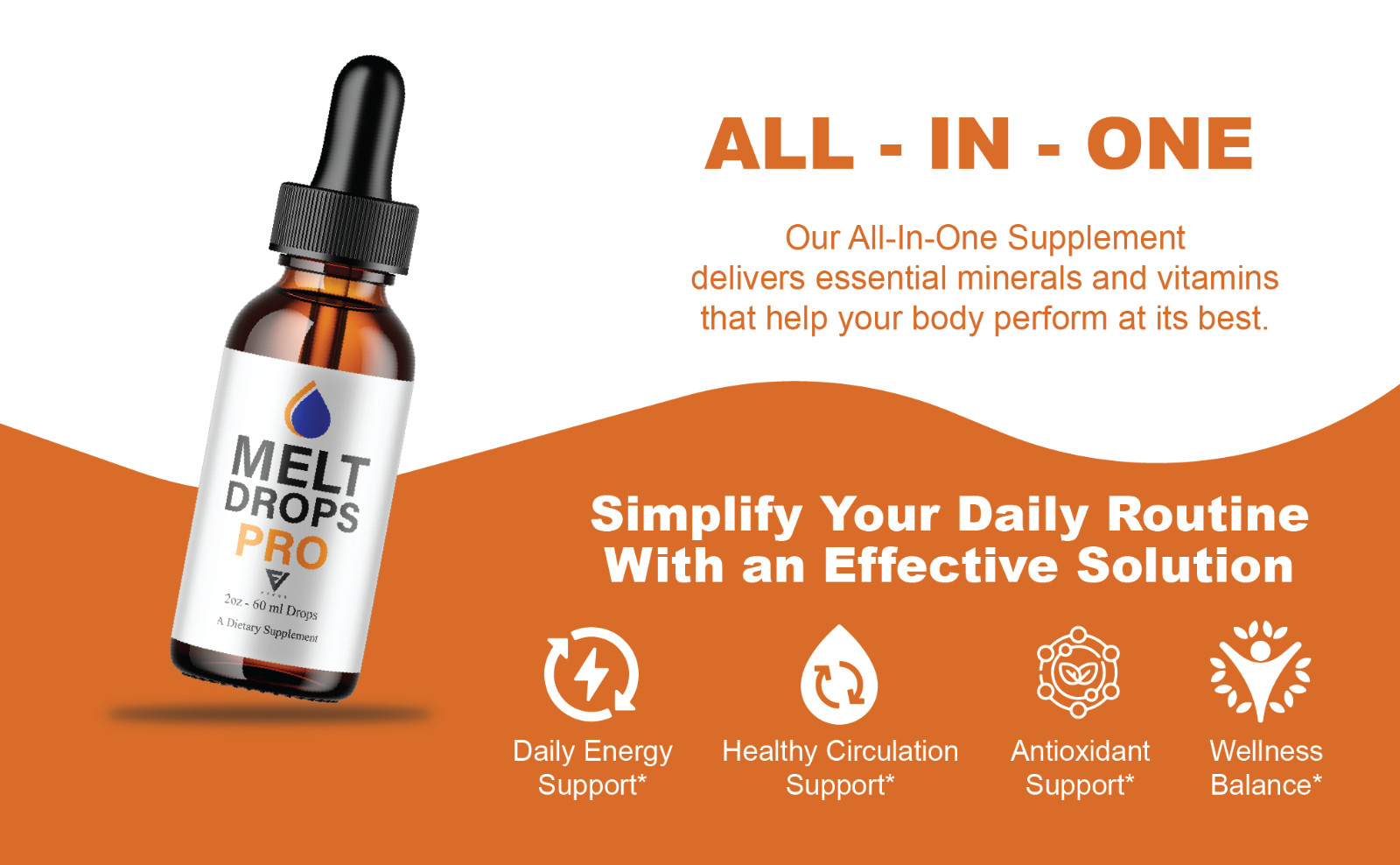 (2 Pack) Melt Drops Pro Supplement, Melt Drops Pro Weight Management (4oz)