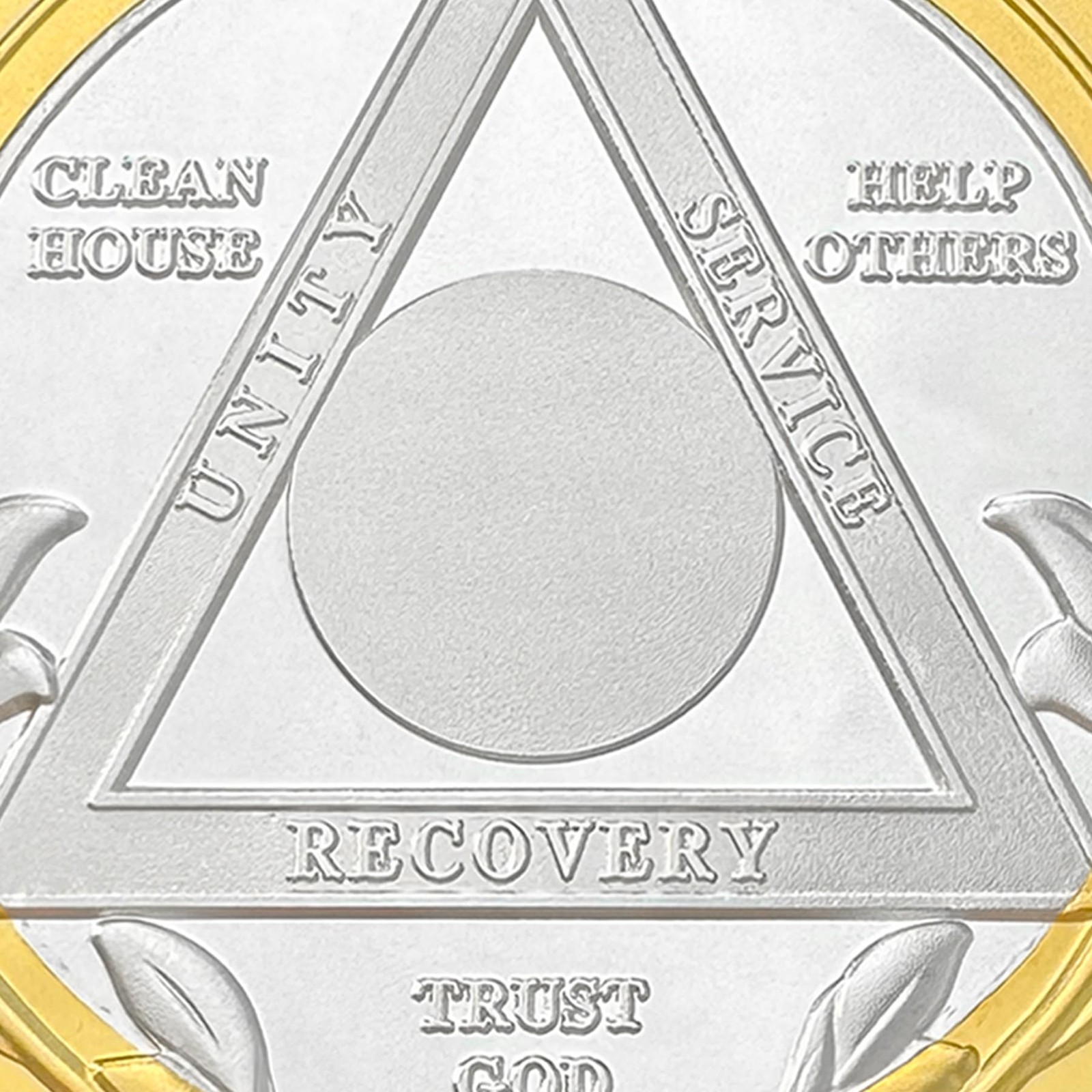 Golden Floral Triangle Triangle,