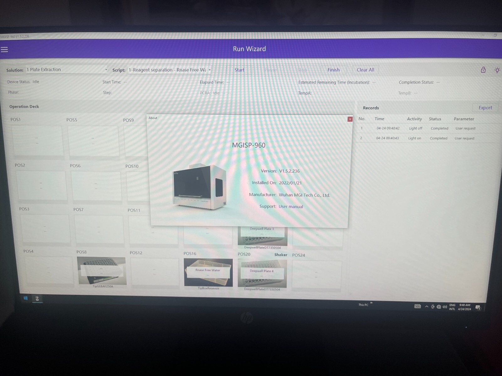 MGI MGISP-960RS High-Throughput Automated Sample Preparation System