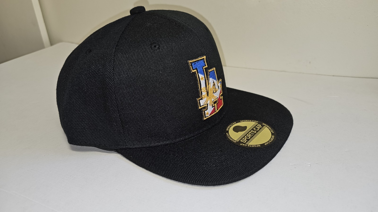 LA DODGERS X PHILIPPINES SUN AND STARS SNAPBACK BLACK CAP HAT