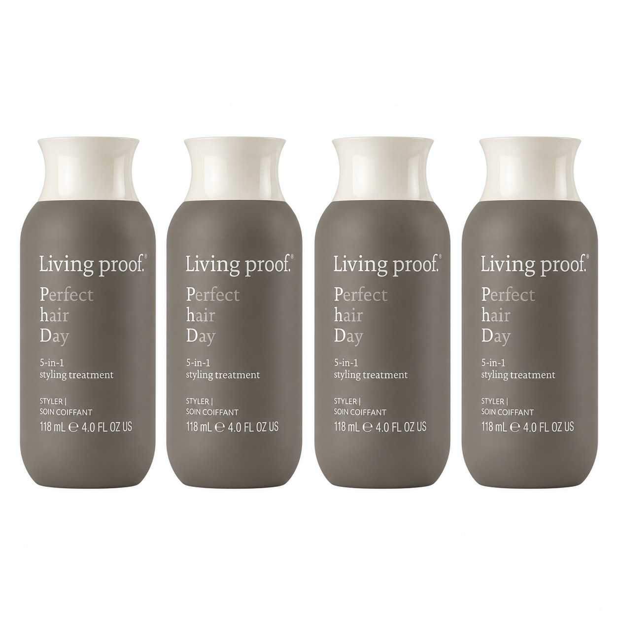 Living Proof Perfect Hair Day (Phd) 5-in-1 Styling Treatment 4 Oz (Pack of 4)