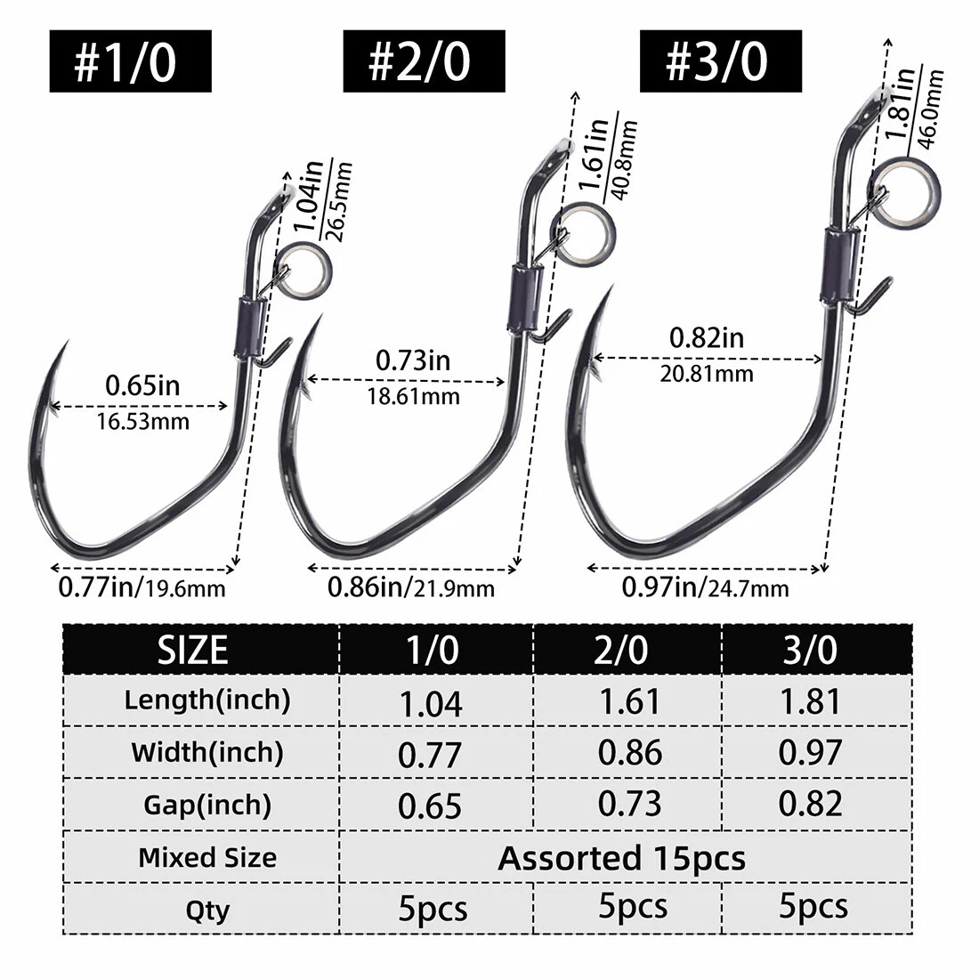 10Pcs Live Shrimp Hooks Set Catfish Fishing Hook Corrosion Resistant Saltwater