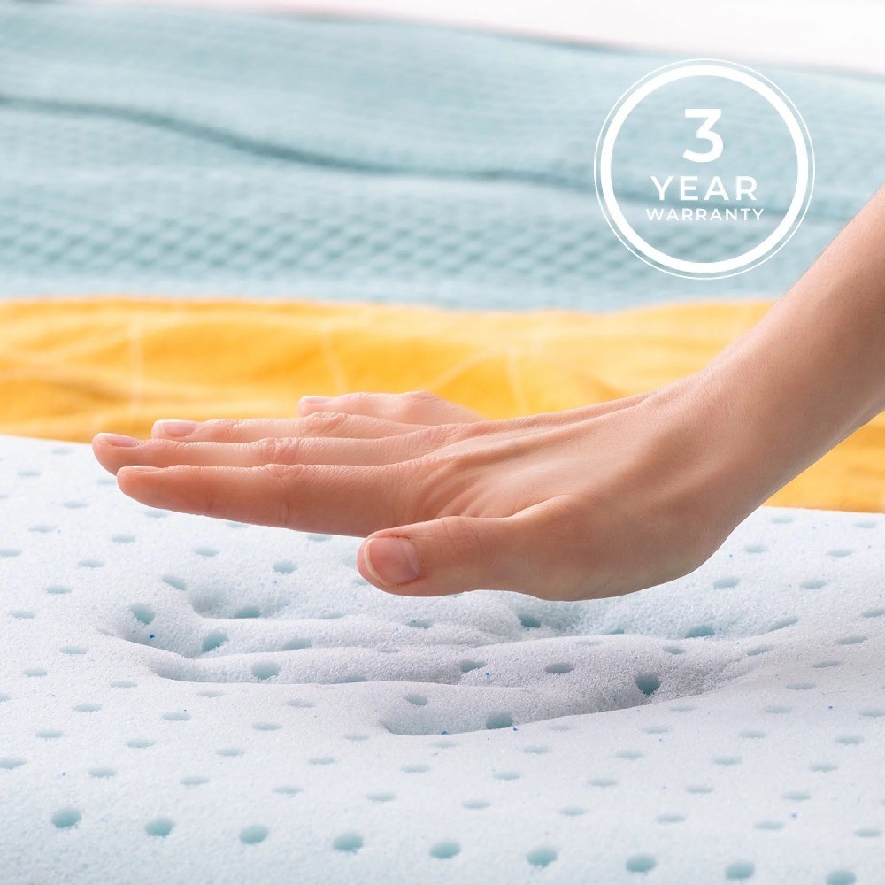 Medium Feel Standard Size Ventilated Gel Memory Foam Bed Pillow with Washable