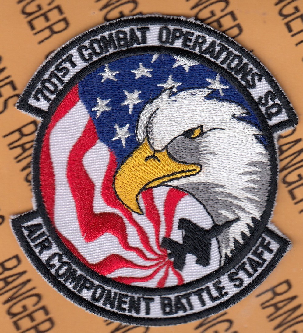 USAF Air Force 701st Combat Operations Sq COS ACBS ~3.5" patch c/e