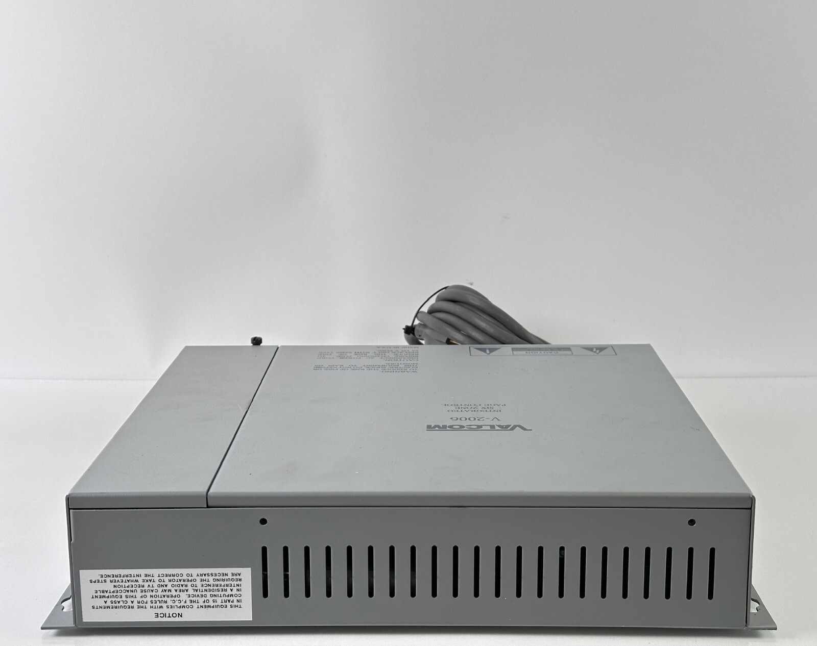 Valcom V-2006 Intergrated Six Zone Page Control
