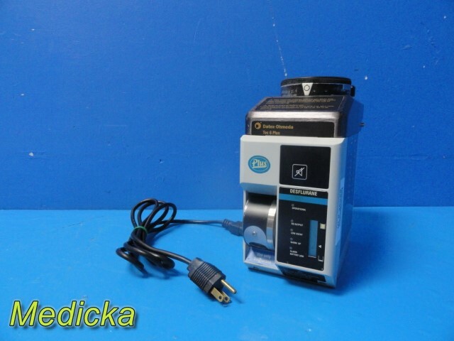 GE Datex Ohmeda Tec 6 Plus Desflurane Anesthesia Vaporizer *EMPTY* ~ 26988