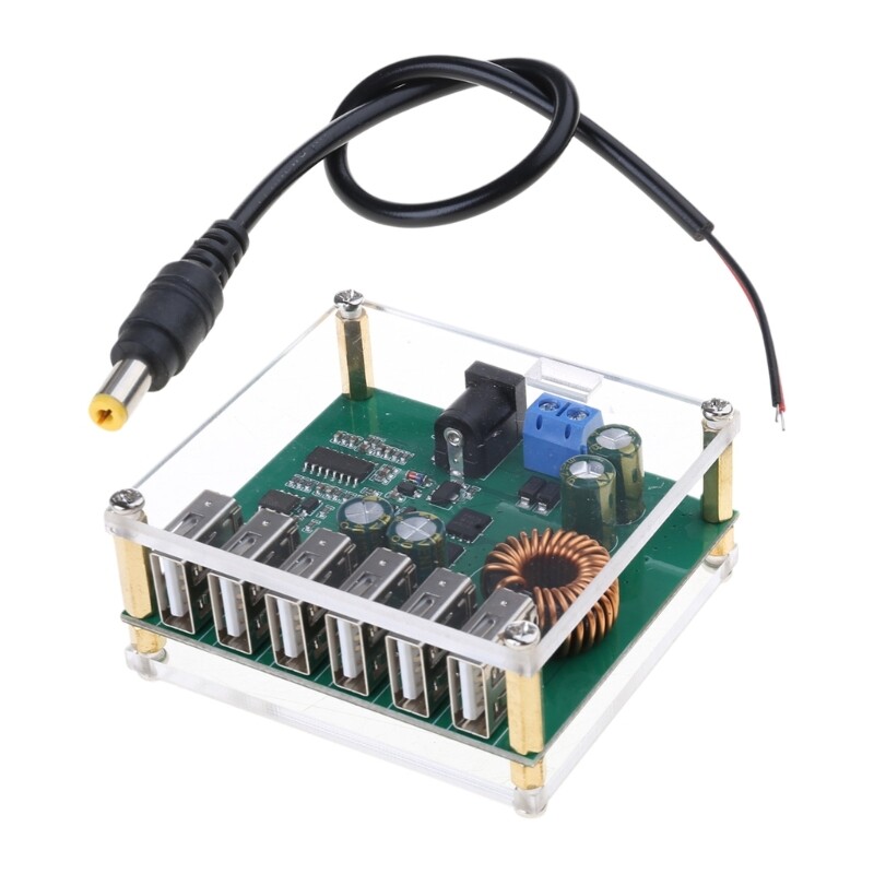 DCBuck Power Voltages Converter Module 6USB Output For Electronics Projects