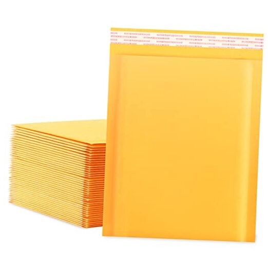Kraft Bubble Mailers 8.5x11 Inch 50 Pcs,Small Self-Sealing Mail 8.5x11-50Pc