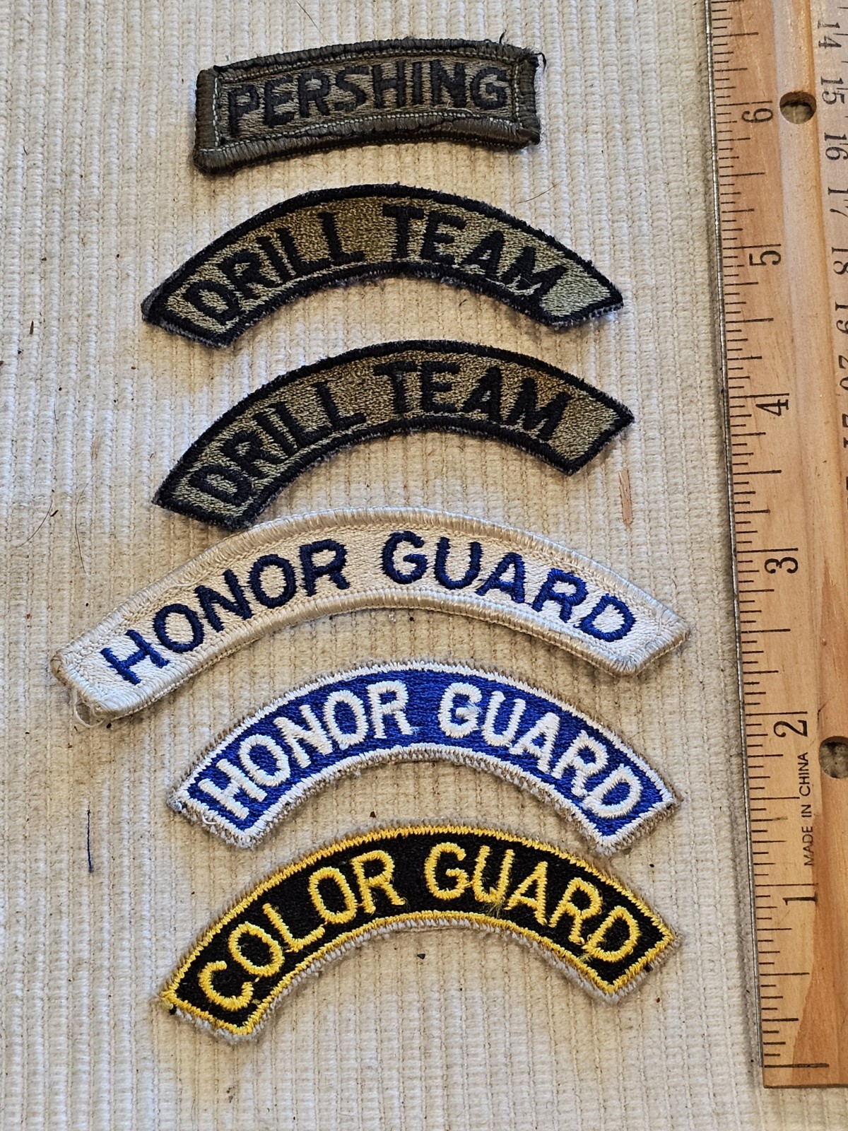 1960s US Army Vietnam Cold War Color Guard ROTC OCS Plus Patch Lot L@@K!!! c