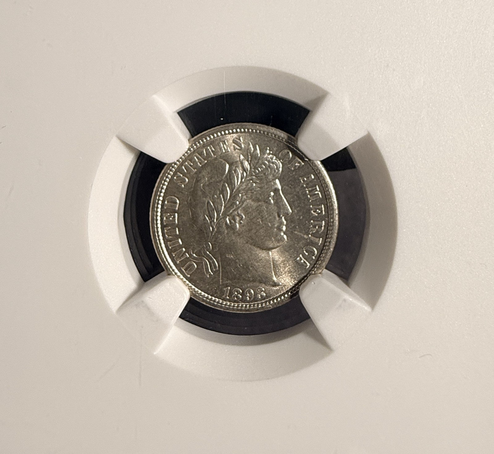 1893-S Barber Dime, MS64 NGC (16521)