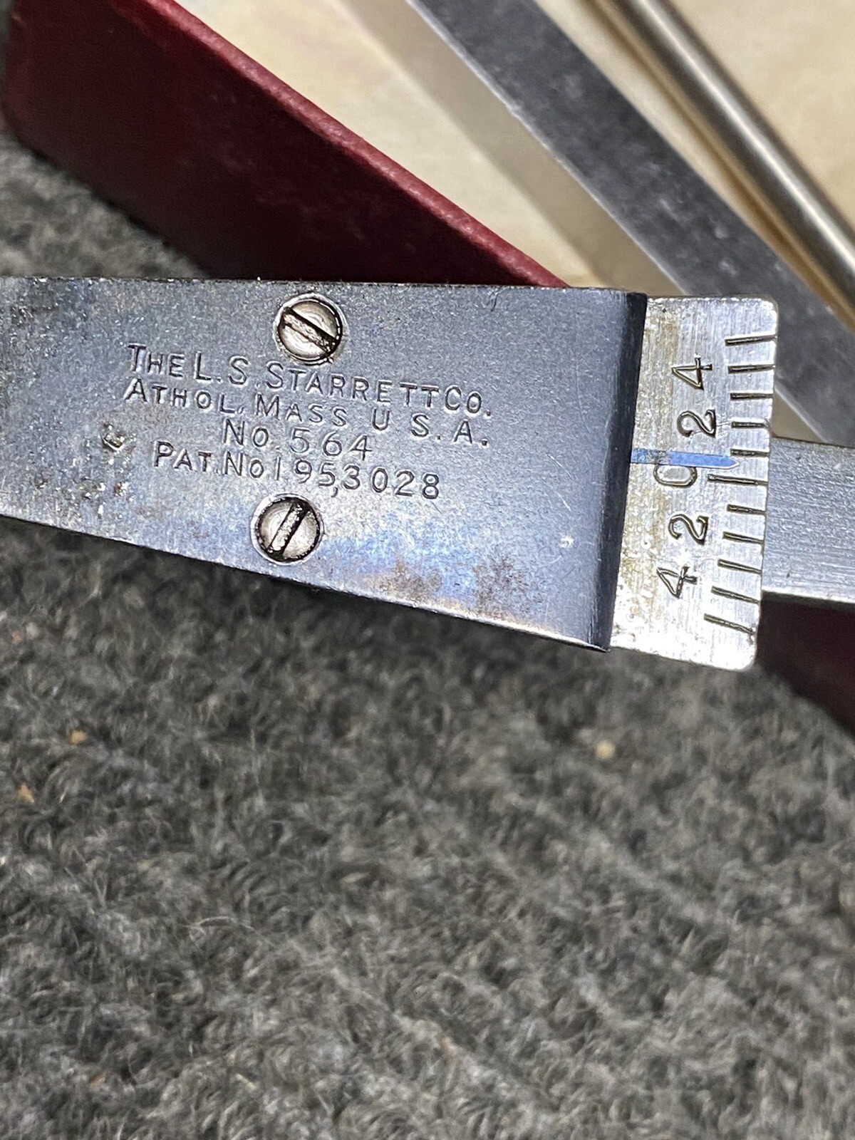 Starrett No. 564 "Junior" Indicator Kit, .001", +/- .005" Range, In Original Box