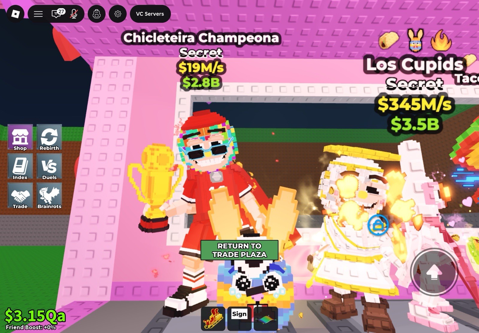 Secret Chicleteira Campeona & Los Cupids Game Item 19mil
