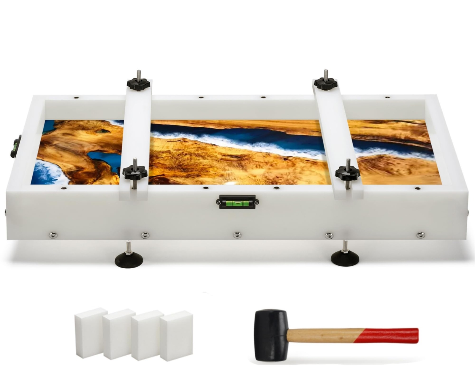 Large Epoxy Resin Mold 24x12x3 for River Tables DIY Art Cutting Boards
