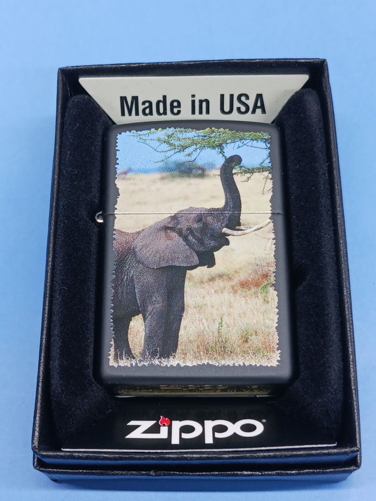 Zippo Elephant Black Matte 28666