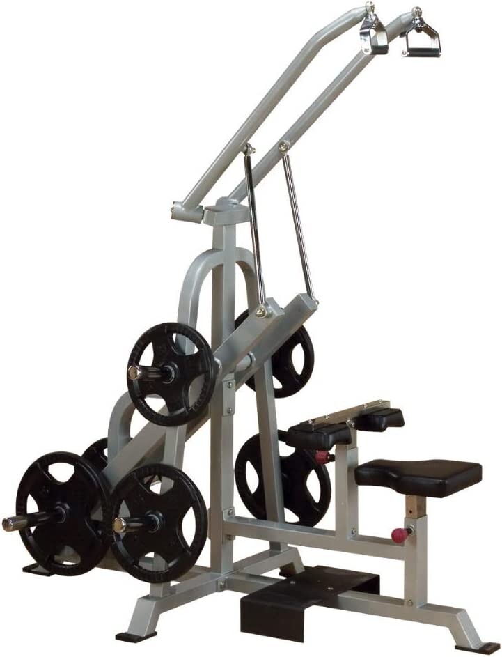 Body-Solid Leverage Lat Pulldown Plate Loaded Pro Clubline Commercial LVLA