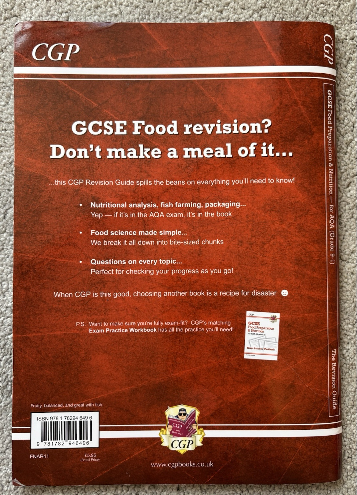 CGP GCSE Food Preparation & Nutrition for AQA Revision Guide