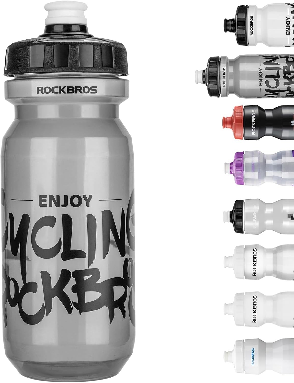 Lightweight BPA-Free Cycling Water Bottle, 20-25oz Reusable Sports Bottle