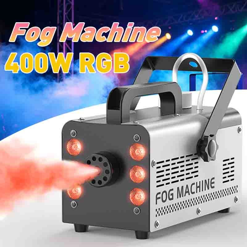 Fog Smoke Machine 800W w/Lights Stage Fogger Machine Wireless Remote Halloween