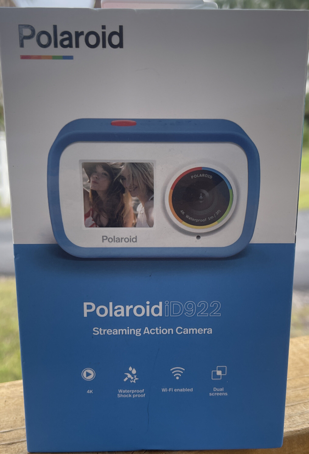 Polaroid iD922 Streaming Action Camera - Blue