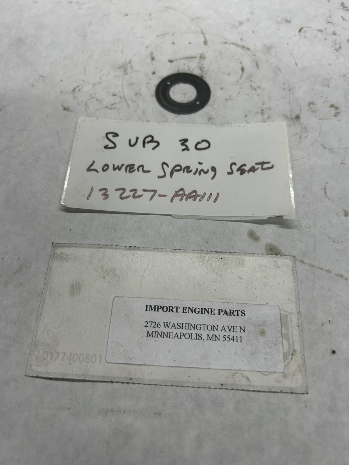 LOWER SPRING SEAT FITS SUBARU OUTBACK 3.0 EZ30 *USED* 2005-2009 13227-AA111