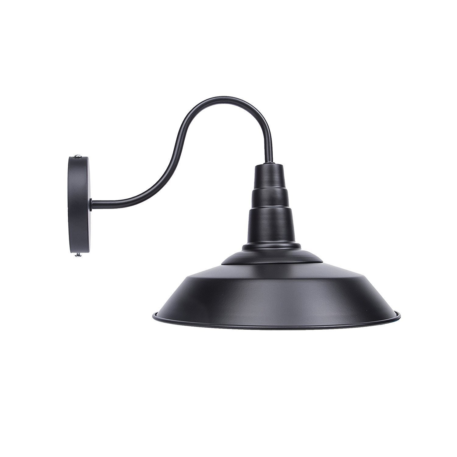 Black Wall Sconces Lighting Gooseneck Industrial Barn Lights Vintage Farmhous...