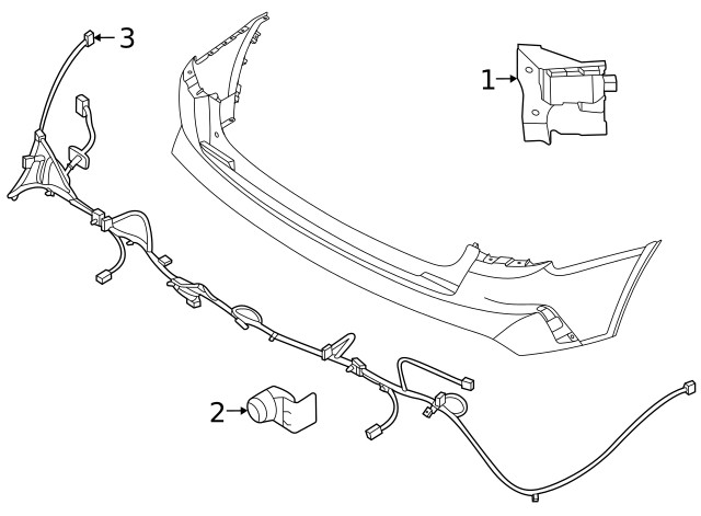 Genuine Kia Blind Spot Detection System Warning Sensor 99140-P2100