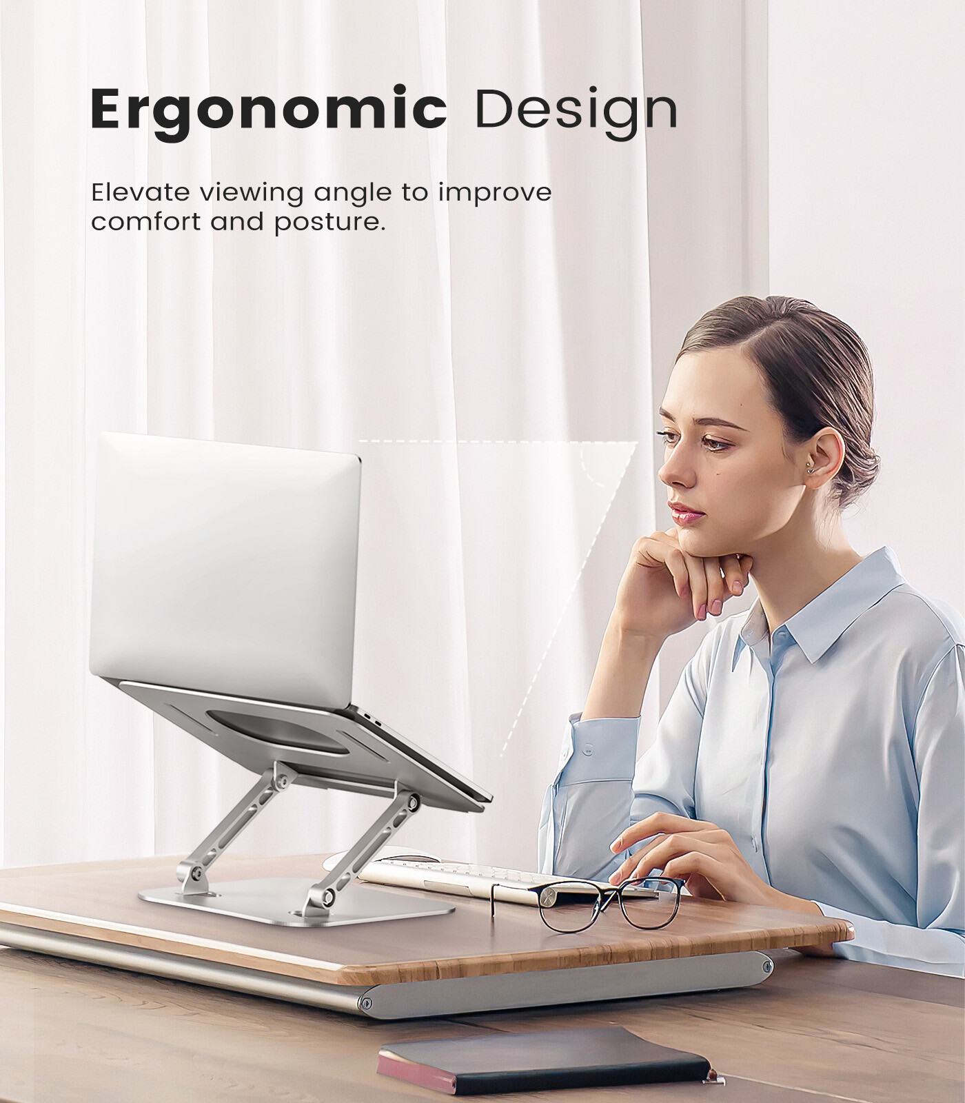 Adjustable Laptop Stand Computer Stand Sturdy Aluminum Laptop Stand Gift