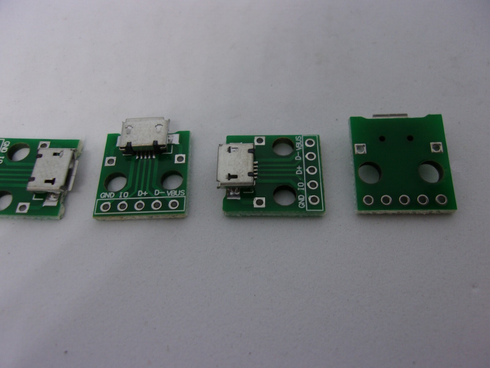 5 Pcs Pack MICRO USB to DIP Adapter 5 Pins Type B Socket PCB Prototype Board Lot