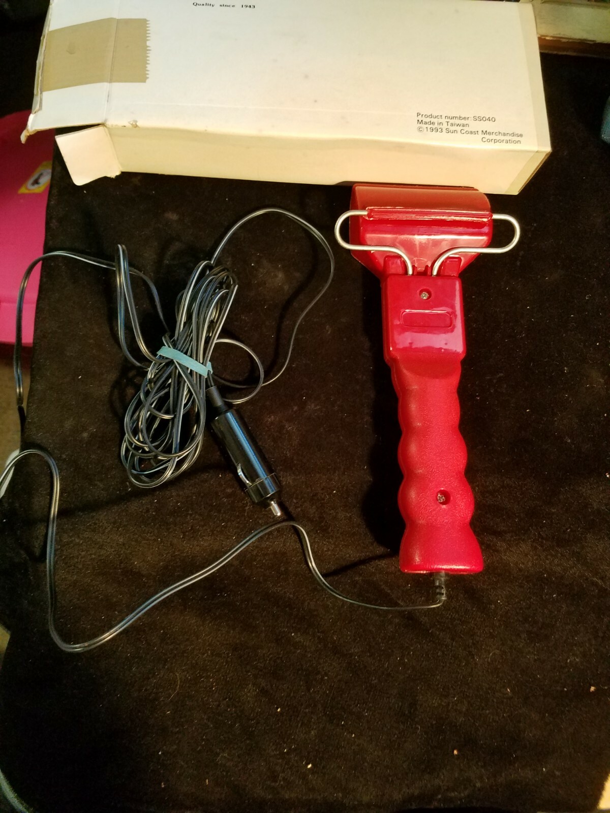 Vintage SUNTONE Model SS040 1993 Heated Ice Scraper w/ Original Box