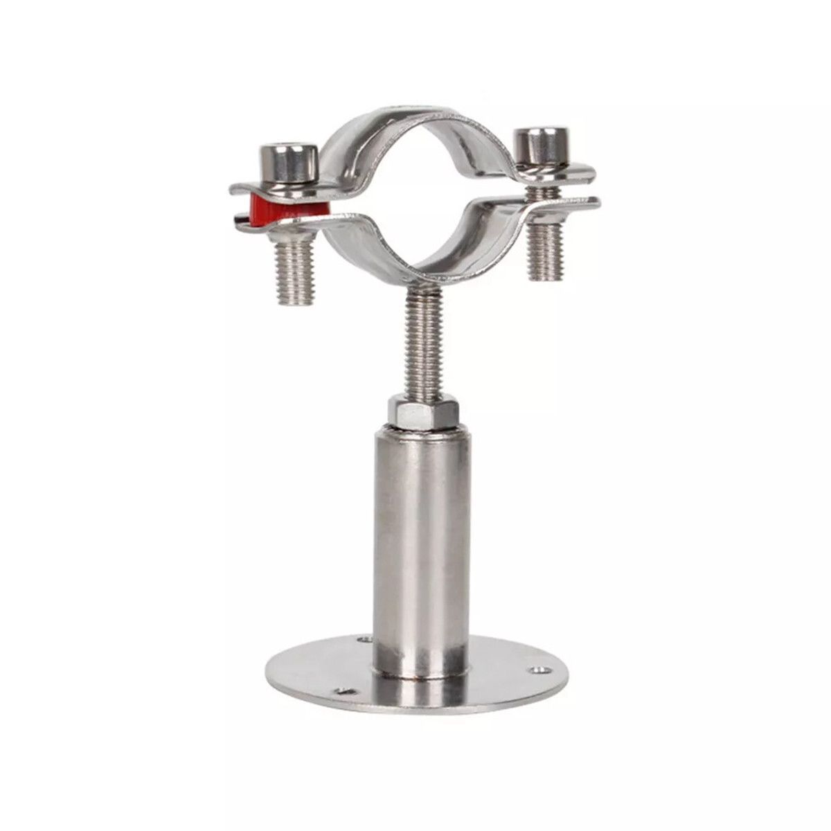 Adjustable Bracket Clamp Pipe Straps Wall Mount Ceiling Pipe Support SS For Pipe