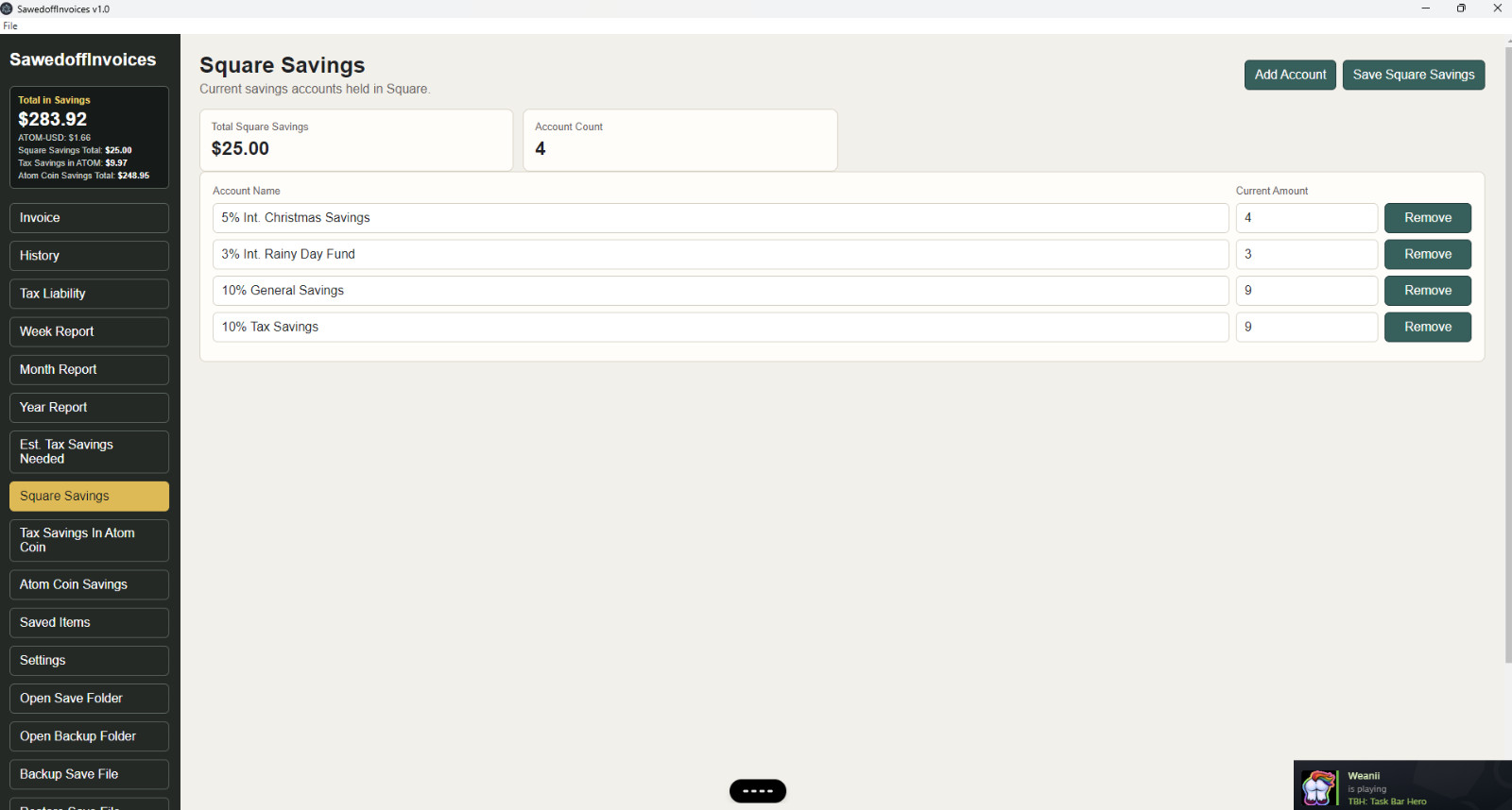 SawedoffInvoice Bookkeeping Invoice Software QuickBooks Style 1 Year Win 7 10 11