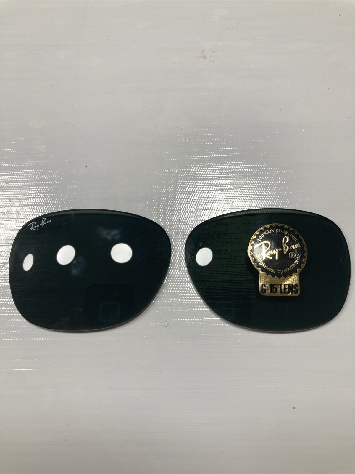 NEW Genuine Ray-Ban RB2132 Wayfarer G15 Green Replacement GLASS Lenses 55mm