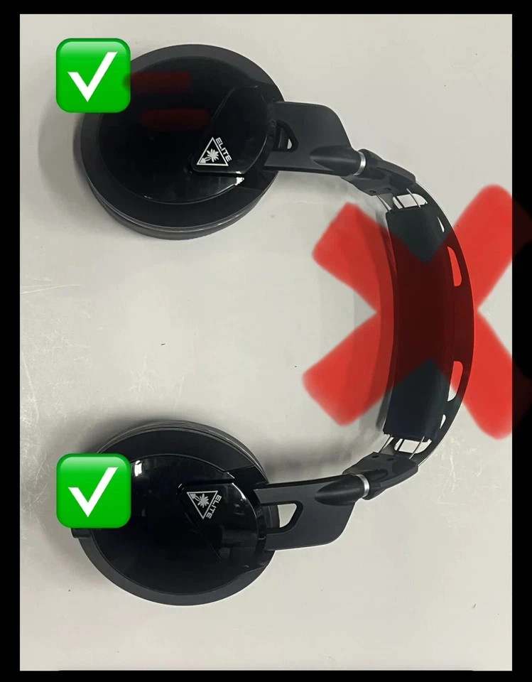 Replacement Covers Turtle Beach Elite Pro 2 Gaming Headset for PS5, PC