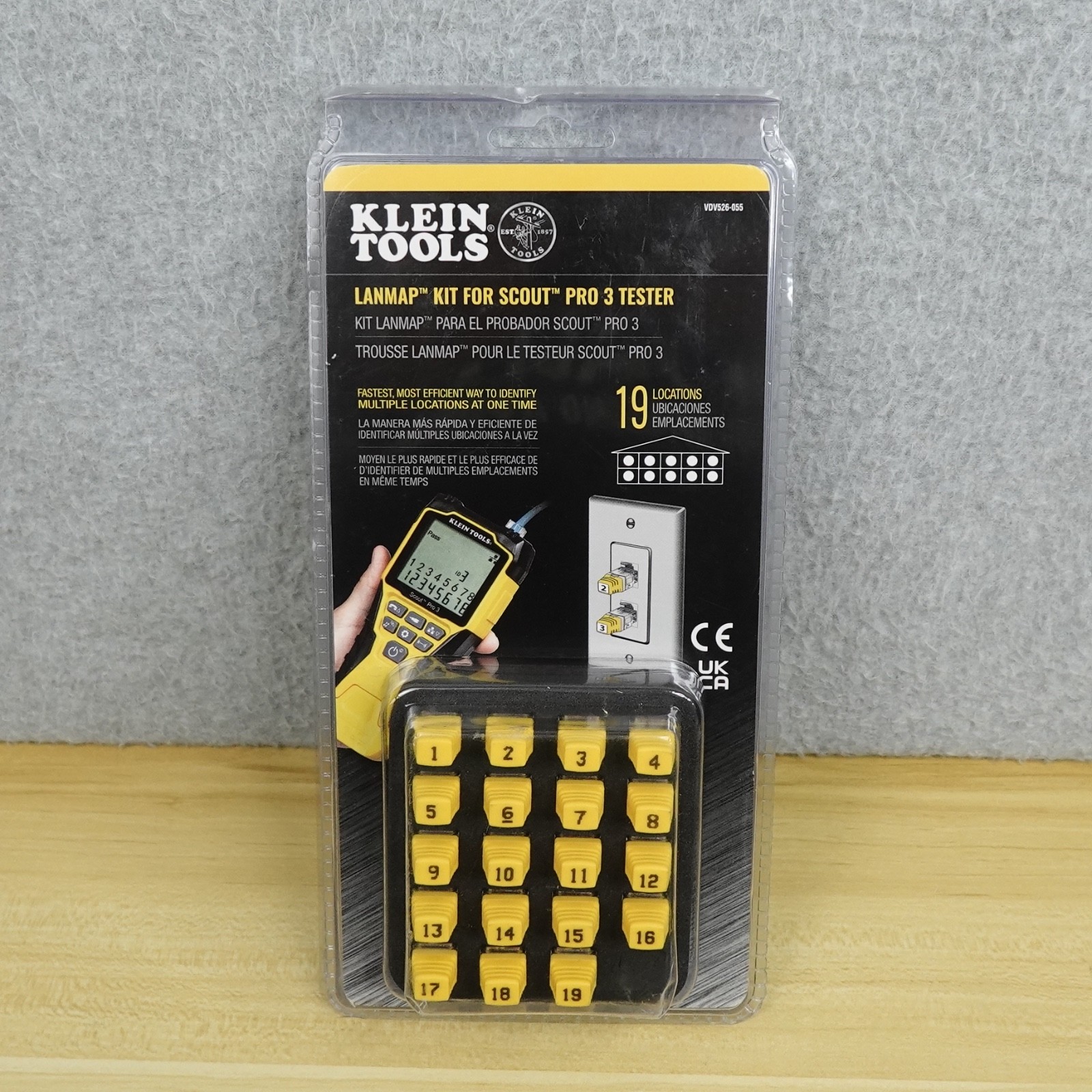 Klein Tools Lanmap Kit For VDV Scout Pro 3 Tester (VDV526-055) 19 Locations New