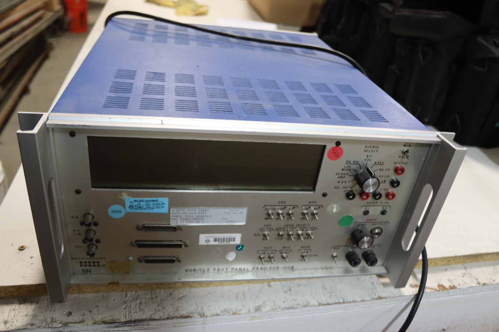 VOR/ILS TEST PANEL FA60 20A-008