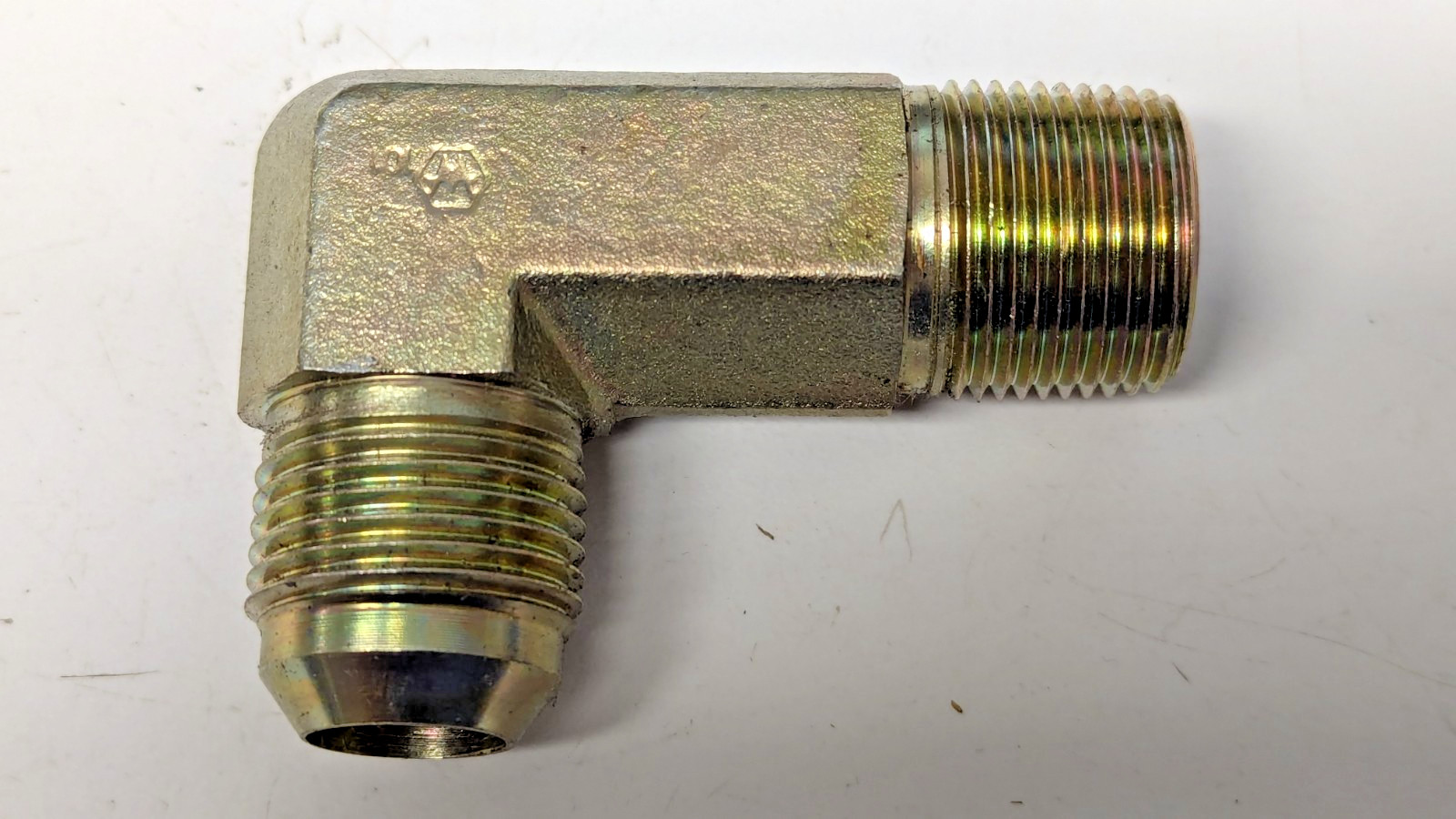 New WeatherHead 3/4” MNPT x 3/4” JIC Flare Steel Long Elbow Fitting, C5425x12