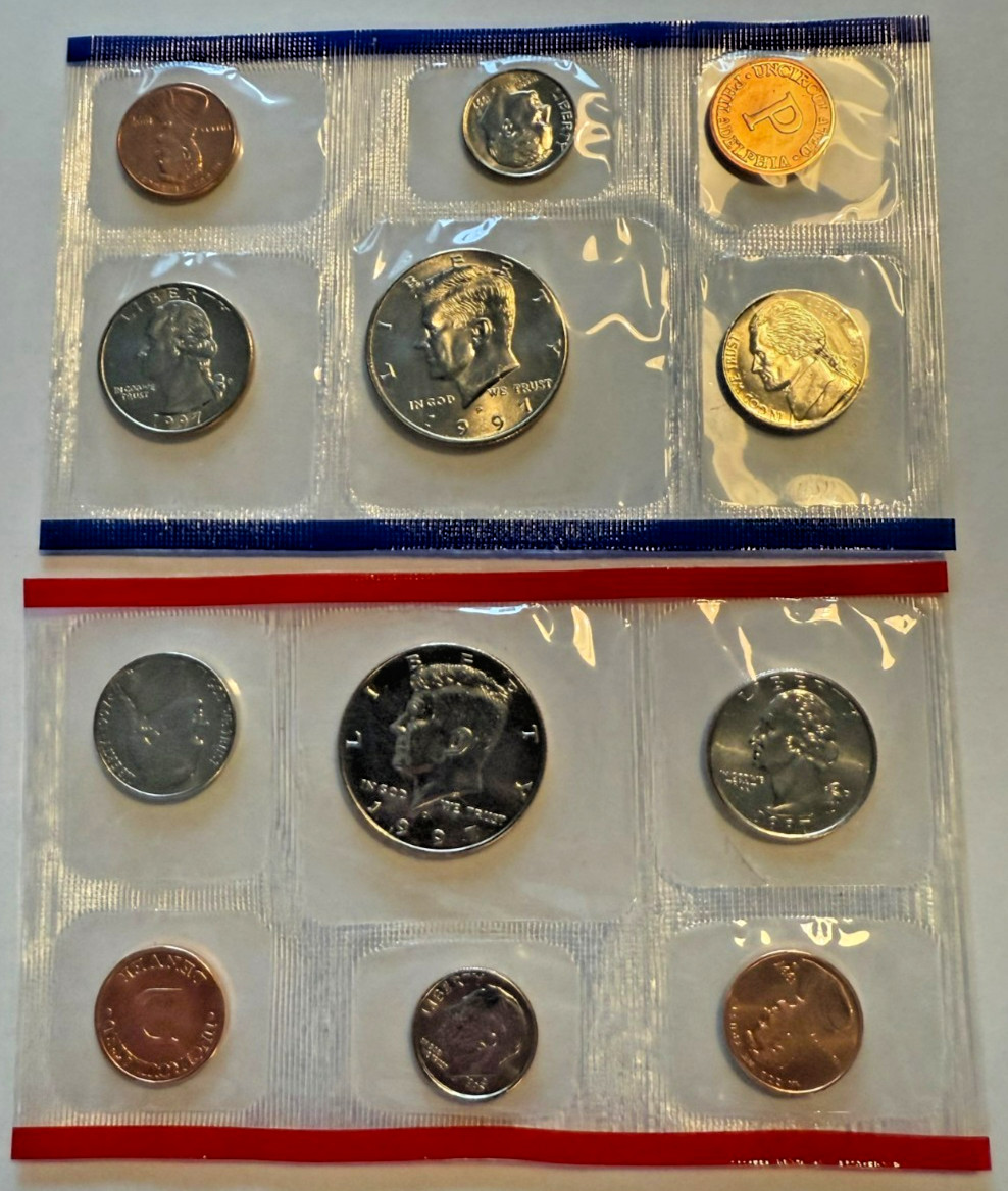 1997 P & D United States Mint Uncirculated Coin Set