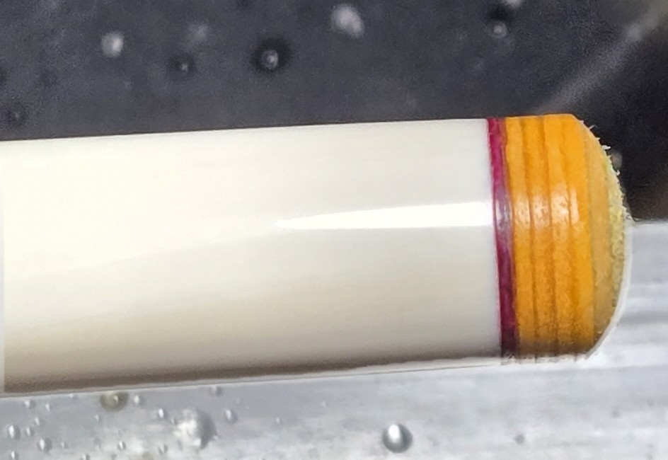 Billiard Cue Ferrule Ivory Color Tip Replacement Accessory Set for Pool Stick