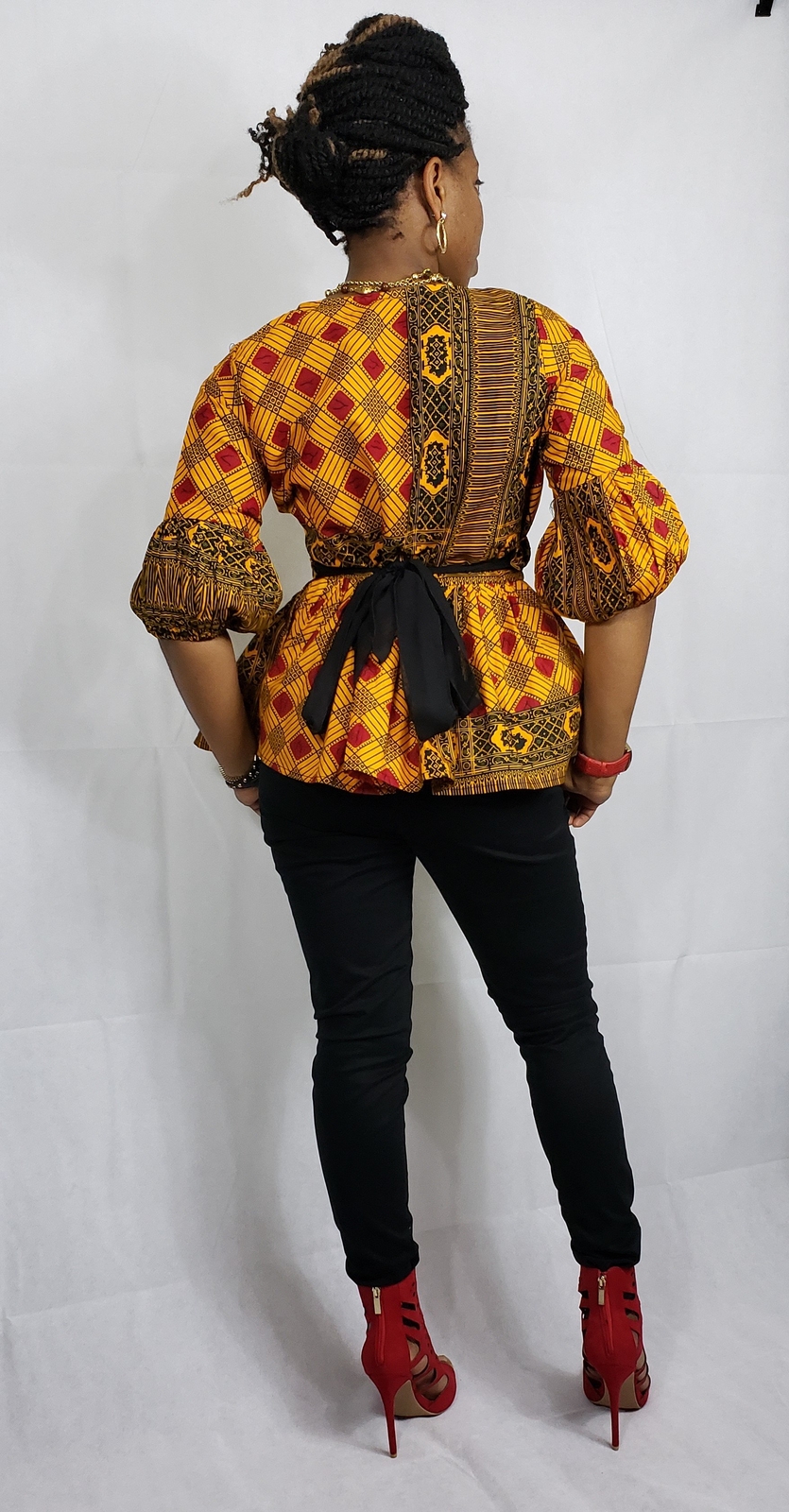 Ankara Blouse: Amaka