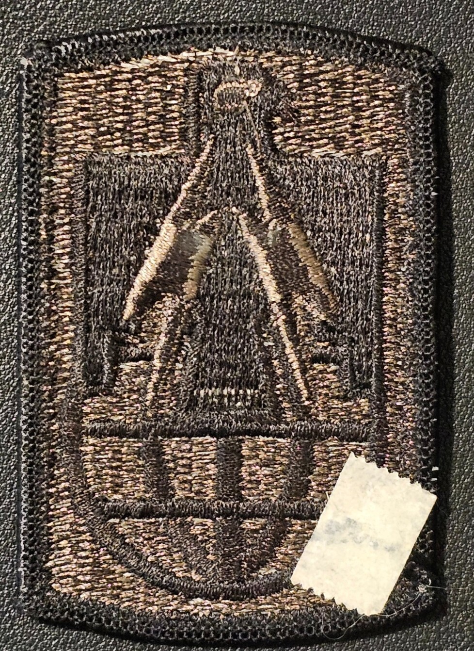 US ARMY 11TH SIGNAL BRIGADE SUBDUED SEW ON PATCH - THE THUNDERBIRDS