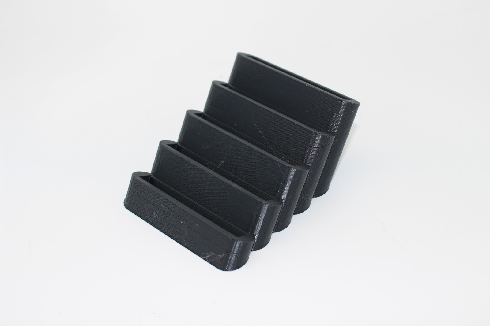 Black Gameboy 5 Game Holder for Video Game Cartridge Display Stand Rack Organize