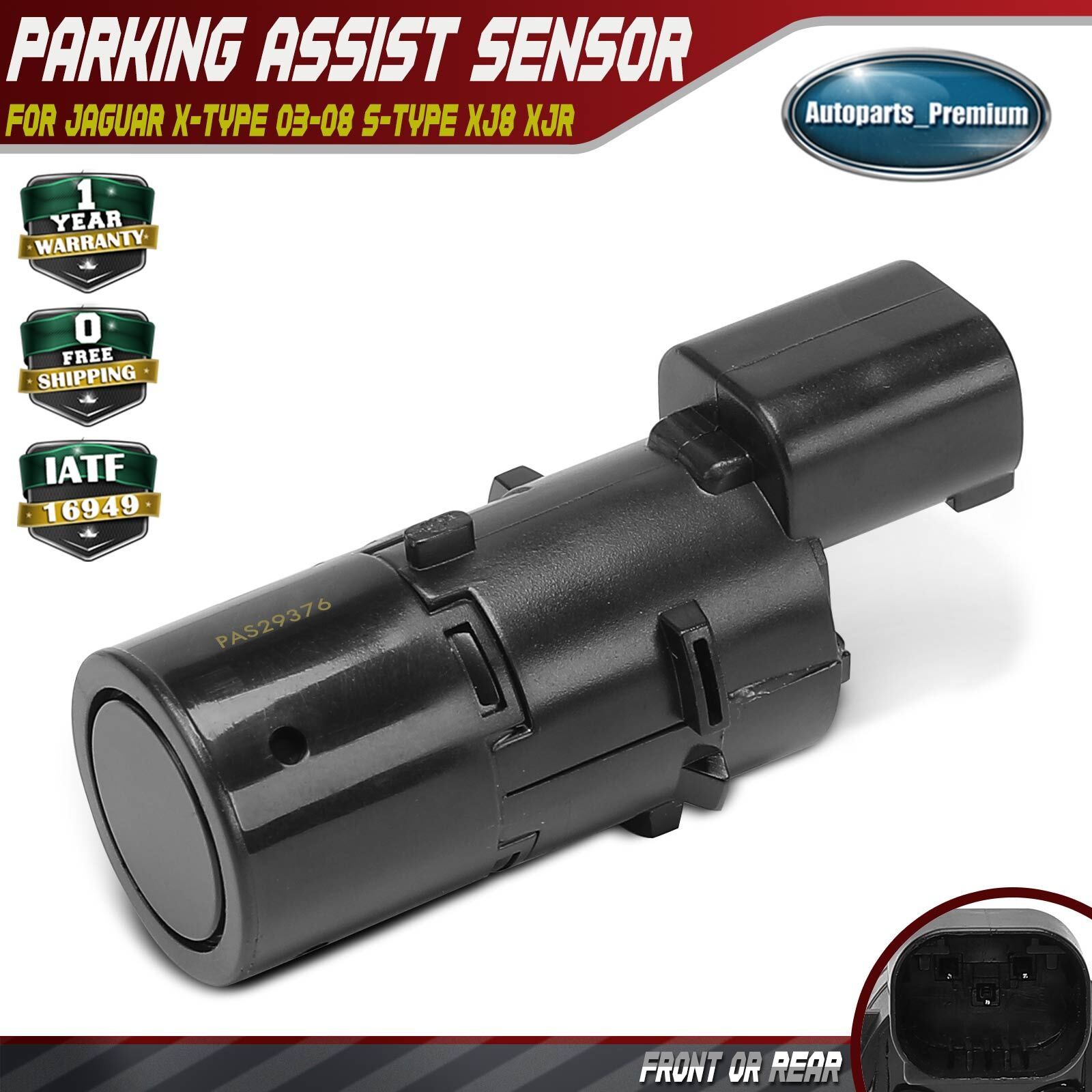 Front or Rear Side Parking Assist Sensor for Jaguar X-Type 03-08 S-Type XJ8 XJR