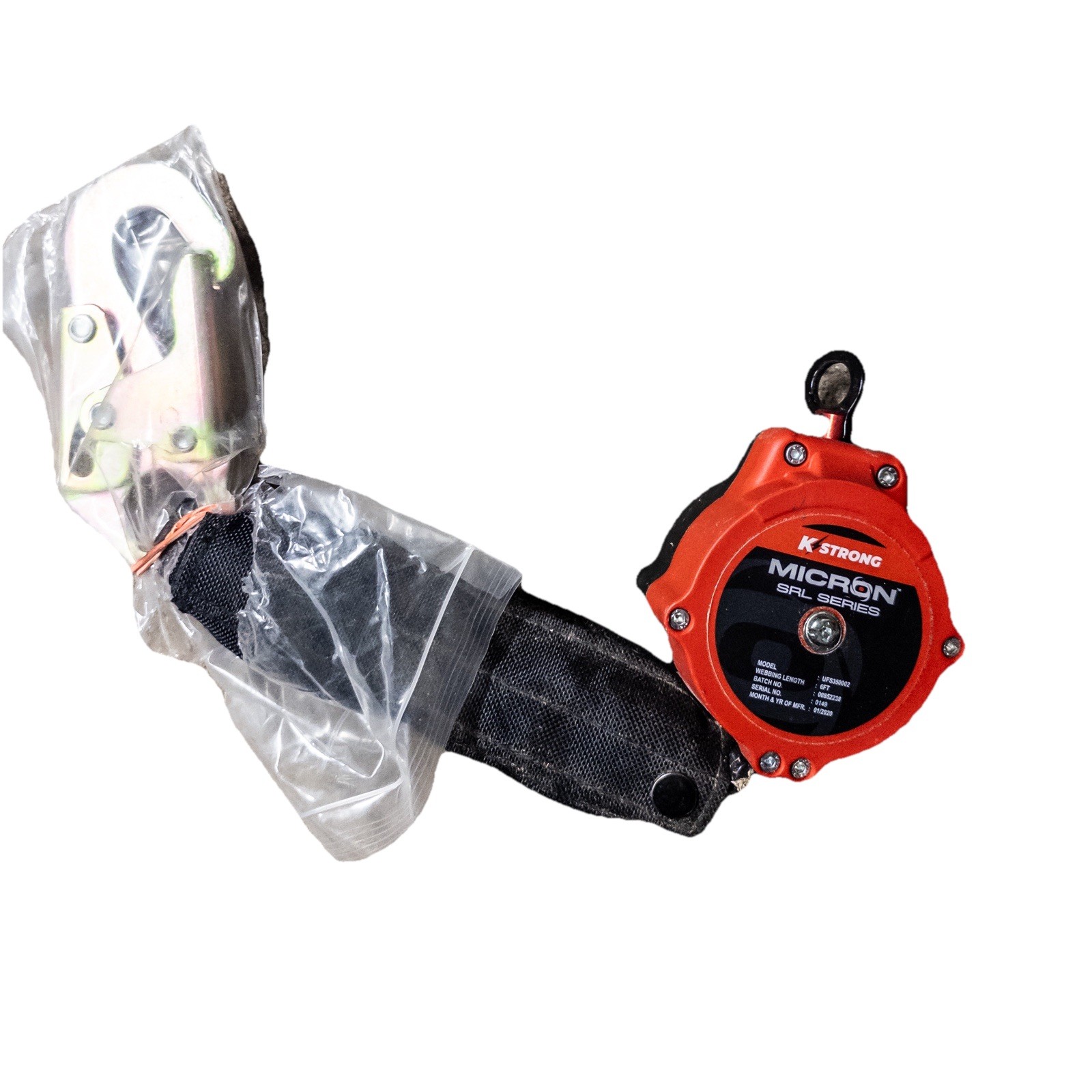 KStrong Micron 6ft SRL Self Retracting Lifeline Snap Hook ANSI UFS350002 New
