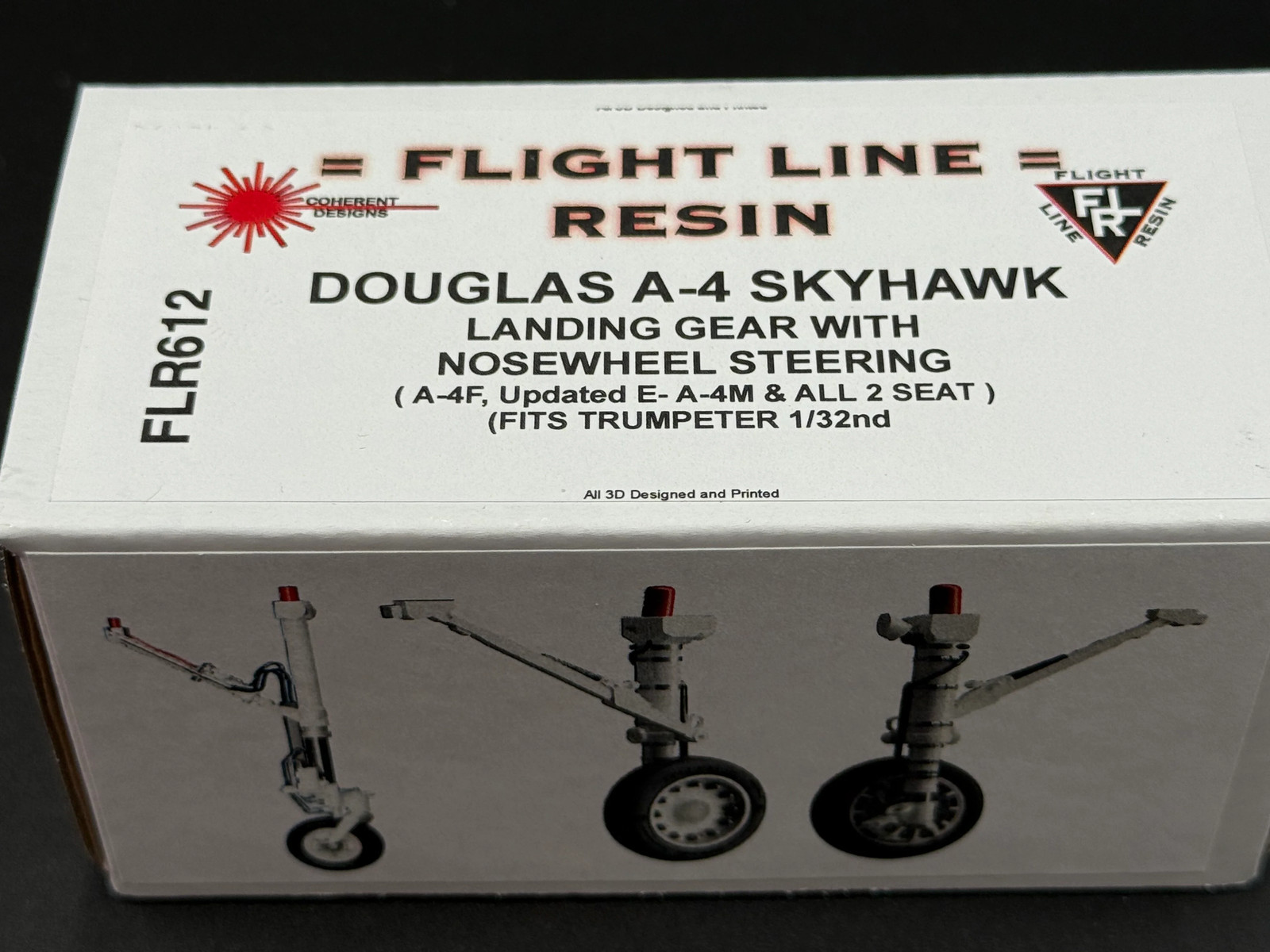 Flight Line FLR612 1/32 A-4 Skyhawk Landing Gear w/Nose Steering (Trumpeter)