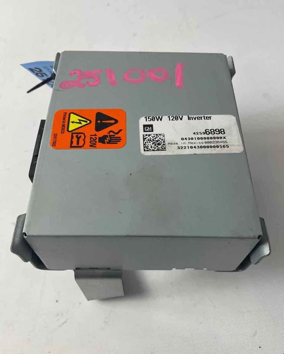 Converter/inverter/charger BUICK ENCORE 21 22 LH inside trunk