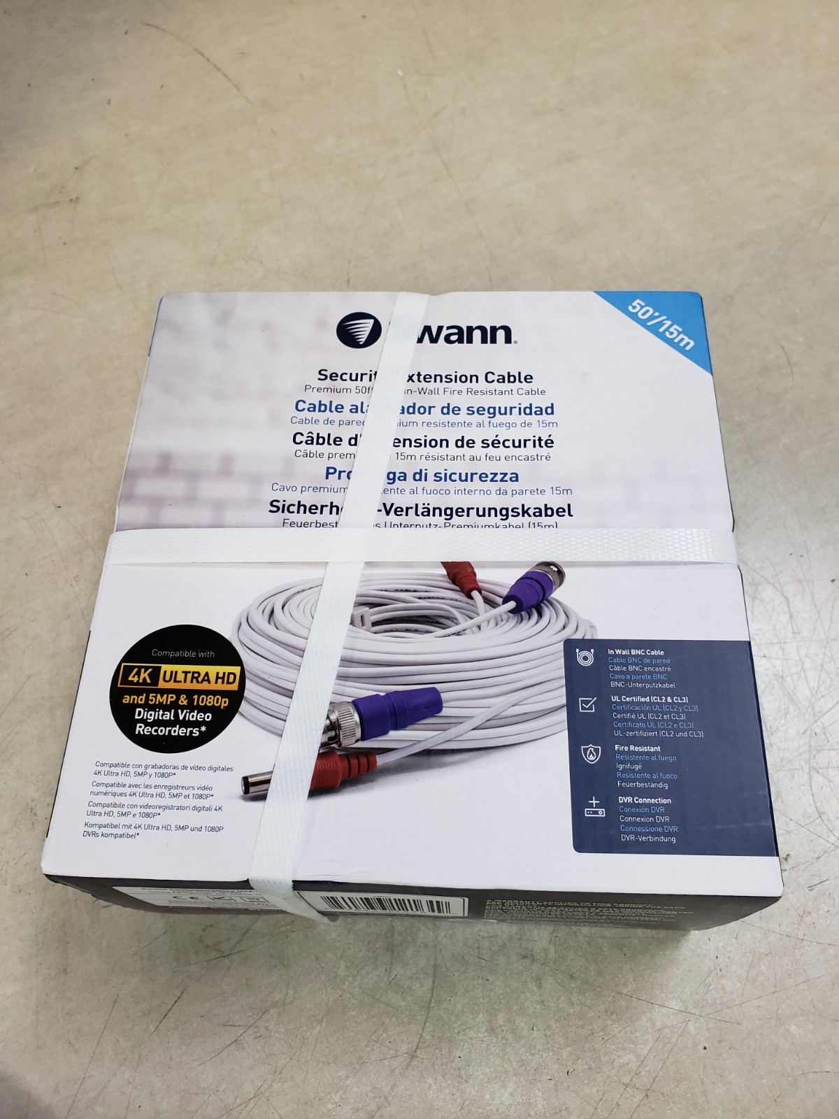 Swann Security Extension Cable 50ft/15m